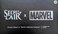 Secret Lair x Marvel: Arcane Signet as "Earth's Mightiest Emblem" - Rainbow Foil Edition